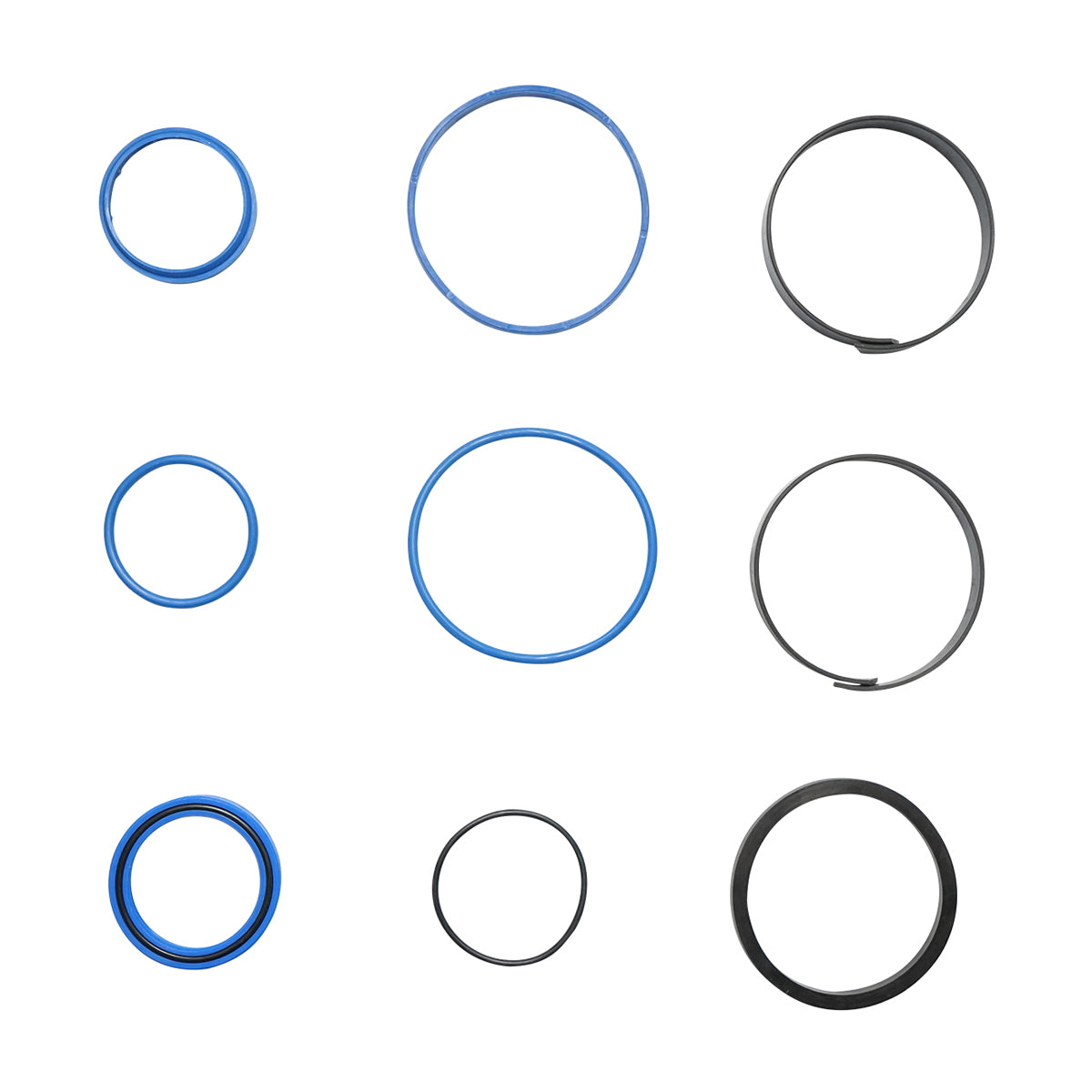 Repair kit for JCB hydraulic cylinder, OEM code 991/00115, 991/00115A Breckner Germany